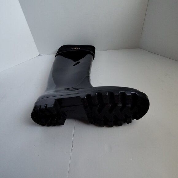 Ladies SZ 7M Tommy Hilfiger Black Rain Boot - Picture 5 of 5